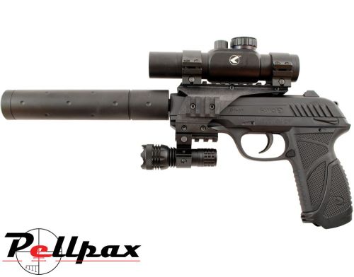 Gamo Pt 85 Tactical 177 Pellet Air Pistol Co2 Powered Air Pistols Pellpax